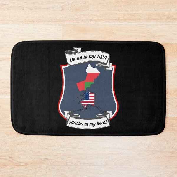 Item preview, Oman in my DNA, Alaska in my heart Heritage designed and sold by Tony ⭐⭐⭐⭐⭐.