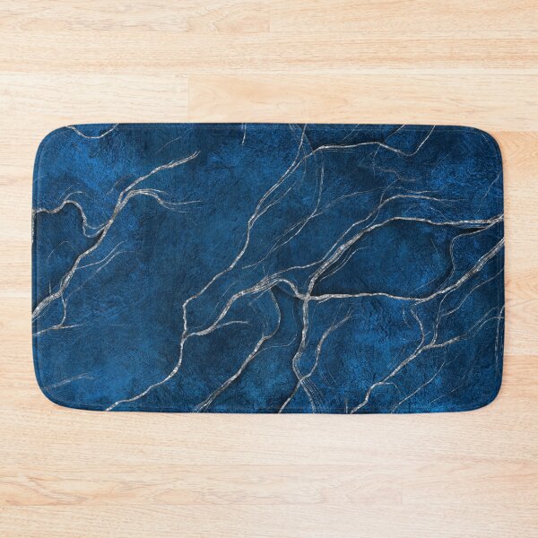 Item preview, Dark Blue and Silver Abstract N1 designed and sold by k9printart.