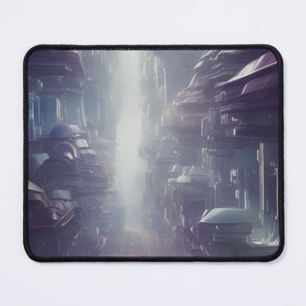 Item preview, Futuristic cityscape in abstract form designed and sold by mgtime.