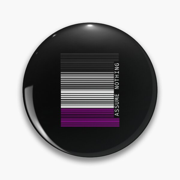 Item preview, Assume Nothing Asexual Pride Flag Barcode  designed and sold by anozieqaqaac.