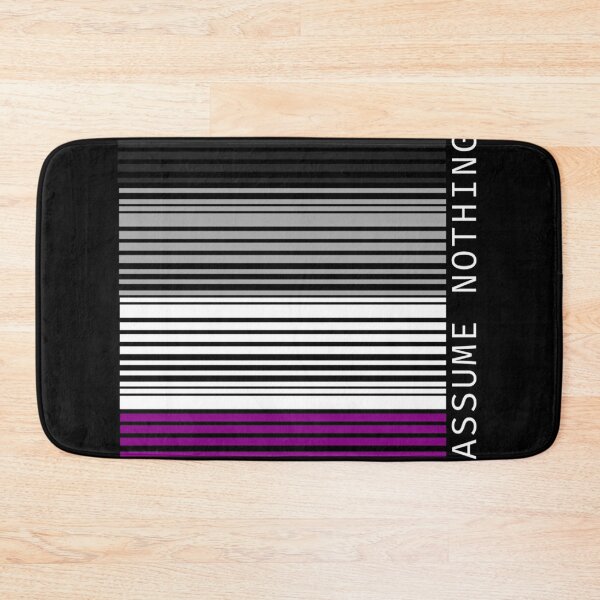 Item preview, Assume Nothing Asexual Pride Flag Barcode  designed and sold by anozieqaqaac.