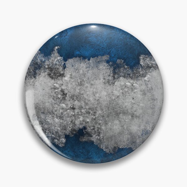 Item preview, Dark Blue and Silver Abstract N2 designed and sold by k9printart.
