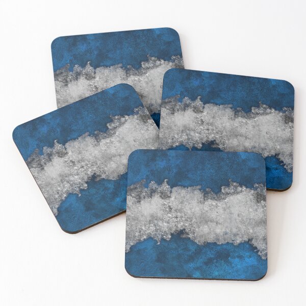 Item preview, Dark Blue and Silver Abstract N2 designed and sold by k9printart.
