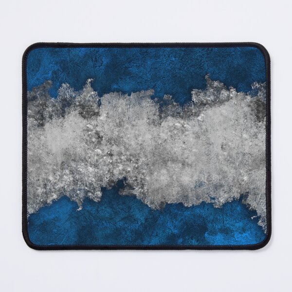 Item preview, Dark Blue and Silver Abstract N2 designed and sold by k9printart.