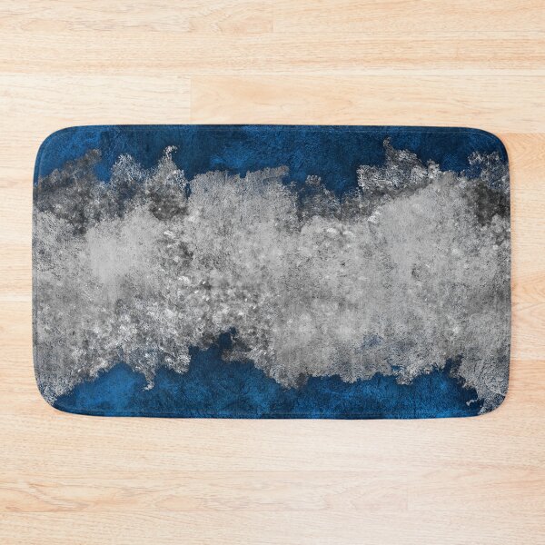 Item preview, Dark Blue and Silver Abstract N2 designed and sold by k9printart.