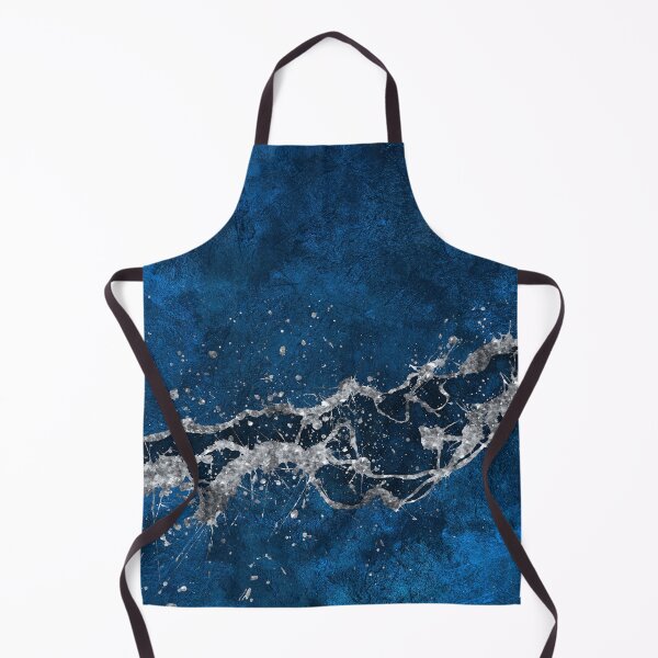Item preview, Dark Blue and Silver Abstract N3 designed and sold by k9printart.