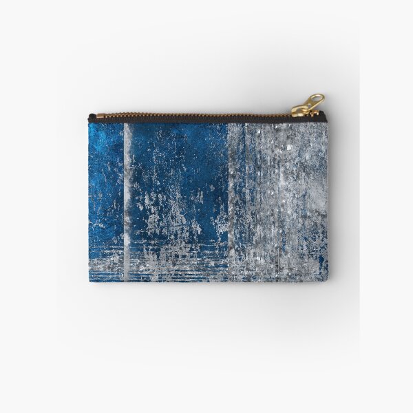 Item preview, Dark blue and silver grunge abstract designed and sold by k9printart.