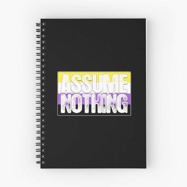 Item preview, Assume Nothing Non-Binary Pride Flag  designed and sold by anozieqaqaac.