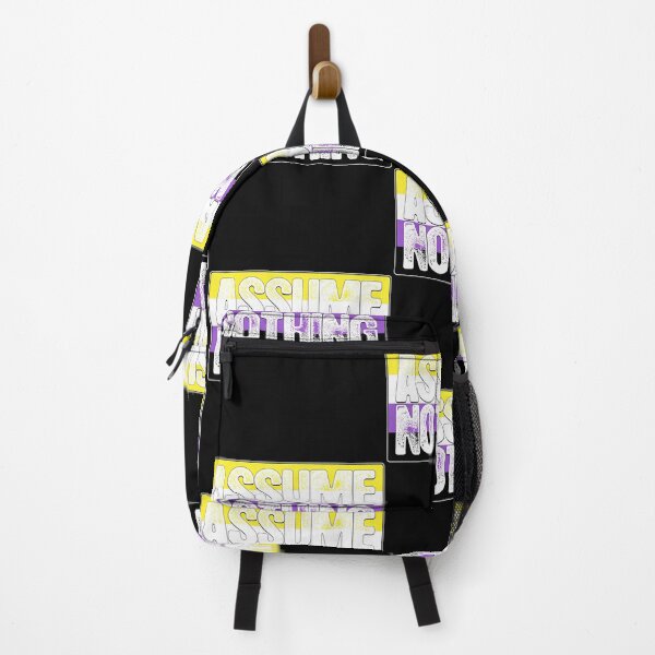 Item preview, Assume Nothing Non-Binary Pride Flag  designed and sold by anozieqaqaac.
