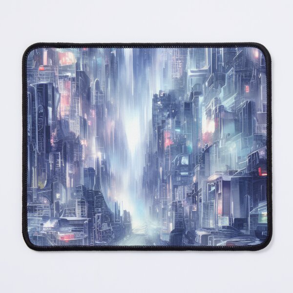 Item preview, Futuristic cityscape with skyline designed and sold by mgtime.