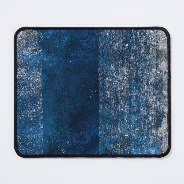 Item preview, Dark blue and silver grunge abstract designed and sold by k9printart.