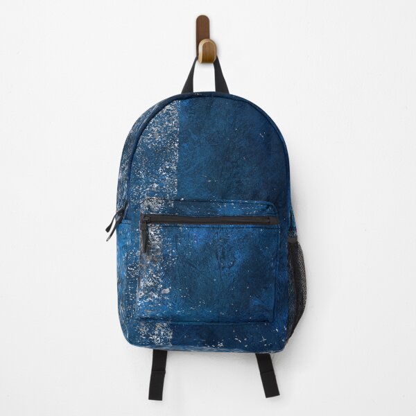 Item preview, Dark blue and silver grunge abstract designed and sold by k9printart.