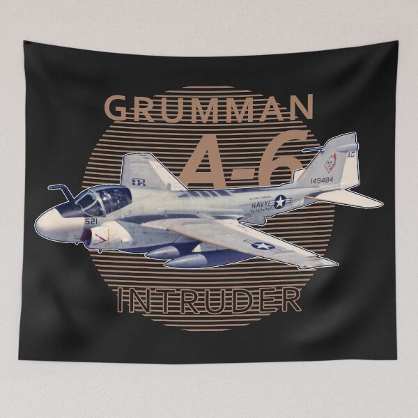 Item preview, Grumman A-6 Intruder Plane Jet Fighter Illustration  designed and sold by Motorenkammer.