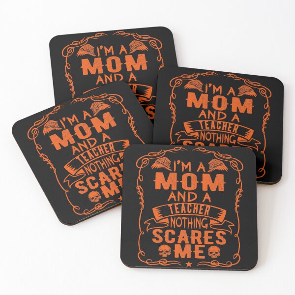 Item preview, Allhalloween I'm A Mom And A Teacher Nothing Scares Me | All Soul Day  designed and sold by Rizty.