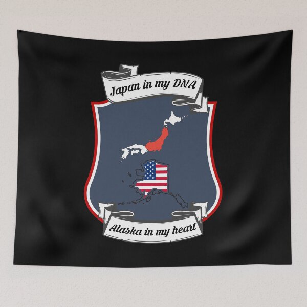 Item preview, Japan in my DNA, Alaska in my heart Heritage designed and sold by Tony ⭐⭐⭐⭐⭐.