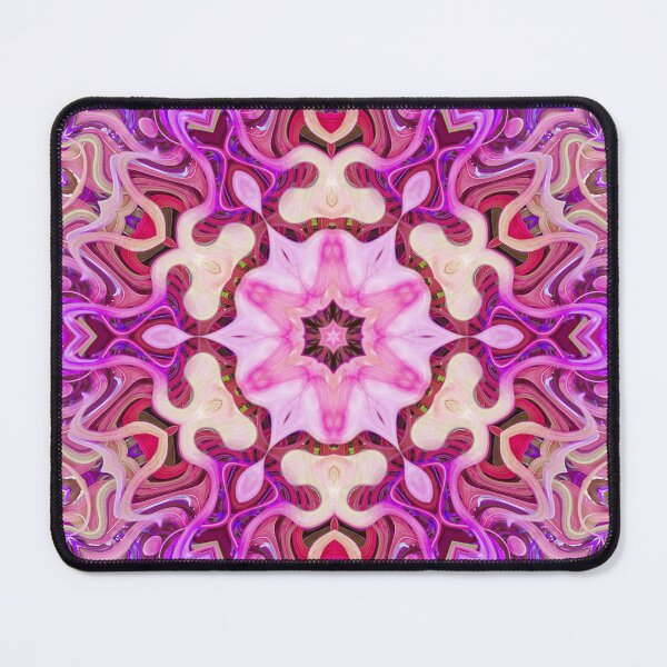 Item preview, Boho Vibes Abstract Kaleidoscope Maximalism Hippie Style Eclectic Mix of Pink Lilac Cream 2 of 16 designed and sold by Beachy.