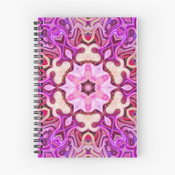 Item preview, Boho Vibes Abstract Kaleidoscope Maximalism Hippie Style Eclectic Mix of Pink Lilac Cream 2 of 16 designed and sold by Beachy.