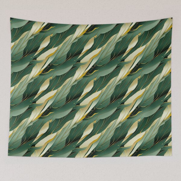 Item preview, seamless green and gold shiny lines marble seamless texture designed and sold by sizsus.