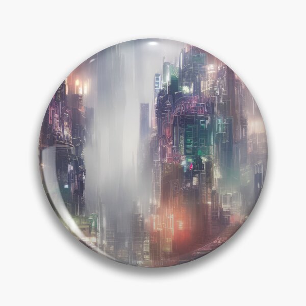 Item preview, Futuristic Cityscape in Urban designed and sold by mgtime.