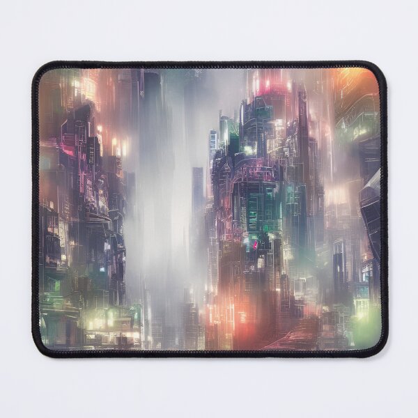 Item preview, Futuristic Cityscape in Urban designed and sold by mgtime.