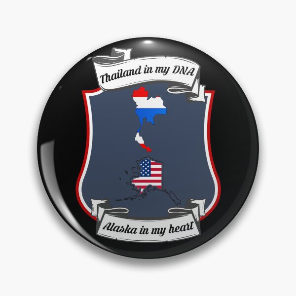 Item preview, Thailand in my DNA, Alaska in my heart Heritage designed and sold by Tony ⭐⭐⭐⭐⭐.