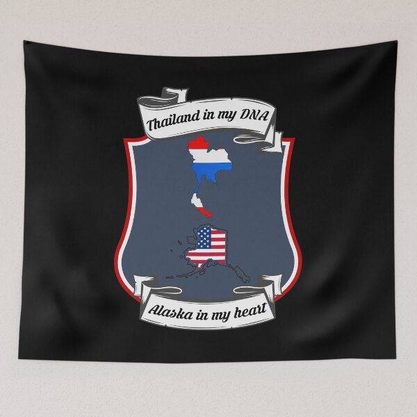 Item preview, Thailand in my DNA, Alaska in my heart Heritage designed and sold by Tony ⭐⭐⭐⭐⭐.
