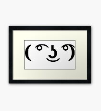 ( ͡° ͜ʖ ͡°) Framed Print