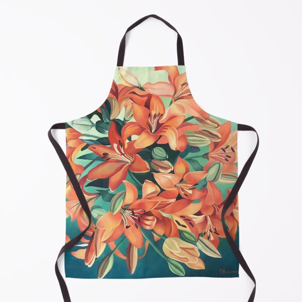 Item preview, Orange Lillies. designed and sold by Tatyana Binovska.