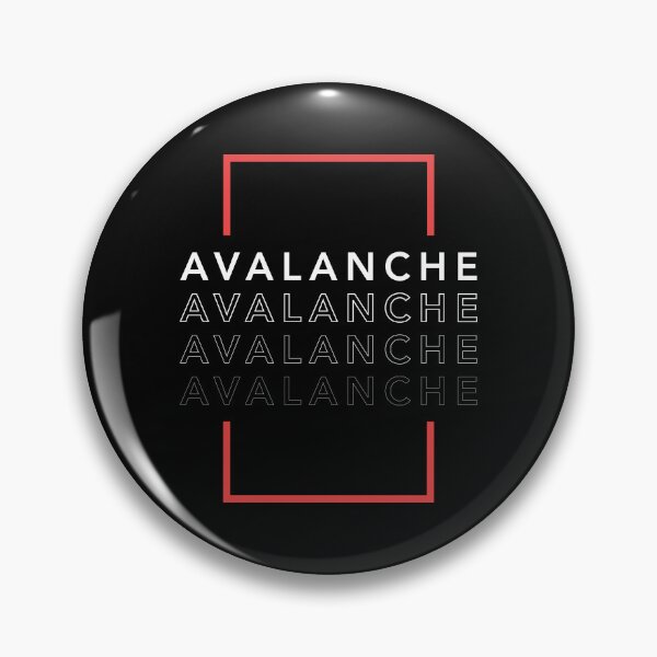 Item preview, Avalanche AVAX Crypto Altcoin - Geometric Simplicity designed and sold by CryptoMoods.