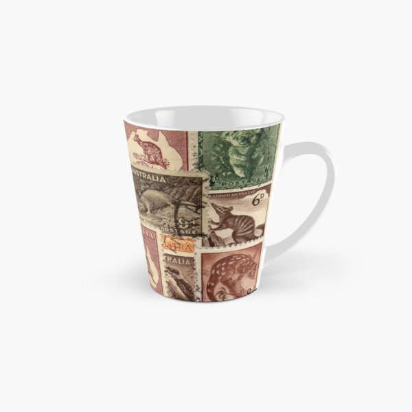 Vista previa del artículo con la obra «Colección Vintage sellos postales de Australia», diseñado y vendido por NaturePrints.