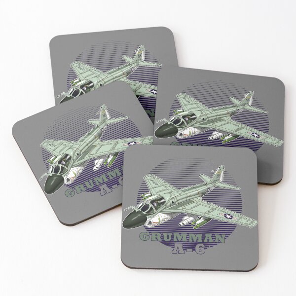 Item preview, Grumman A-6 Intruder Plane Super Jet Illustration designed and sold by Motorenkammer.