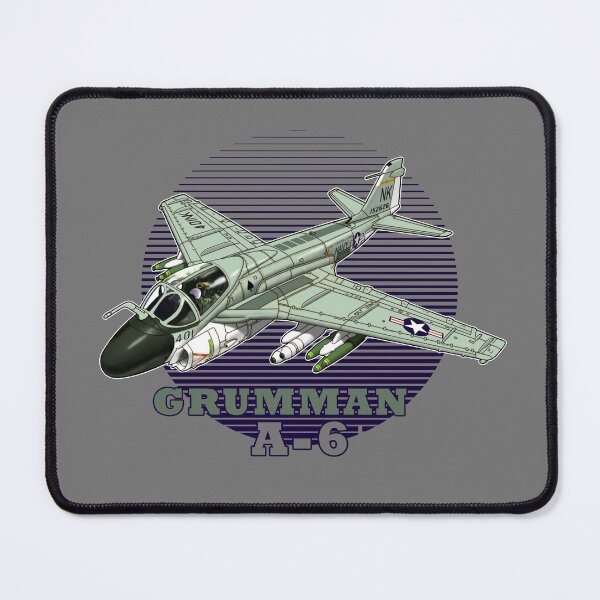 Item preview, Grumman A-6 Intruder Plane Super Jet Illustration designed and sold by Motorenkammer.