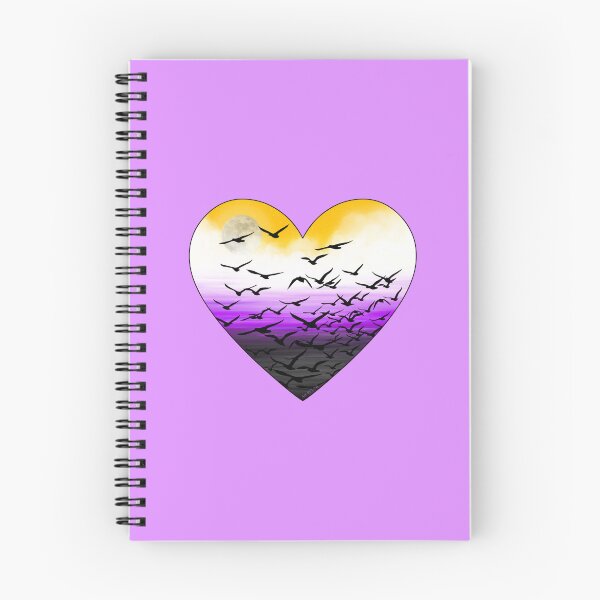 Item preview, A heart full of non-binary freedom designed and sold by Art by Veya.