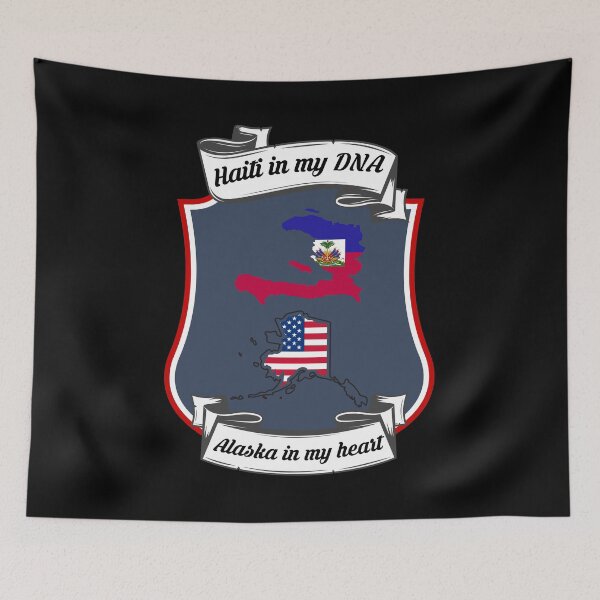 Item preview, Haiti in my DNA, Alaska in my heart Heritage designed and sold by Tony ⭐⭐⭐⭐⭐.