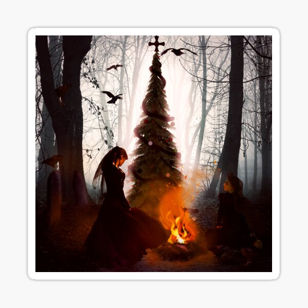 Dark Christmas Sticker