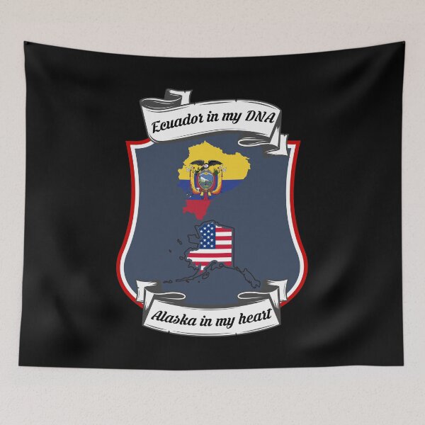 Item preview, Ecuador in my DNA, Alaska in my heart Heritage designed and sold by Tony ⭐⭐⭐⭐⭐.