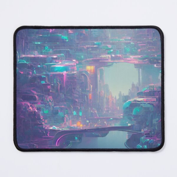 Item preview, Futuristic cityscape drawing designed and sold by mgtime.