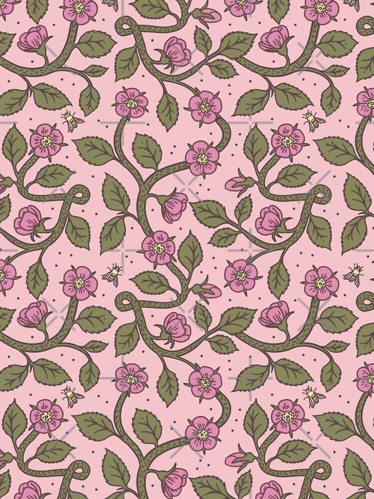 Thumbnail 4 of 4, iPhone Case, Medieval Roses Pattern designed and sold by Feroniae.