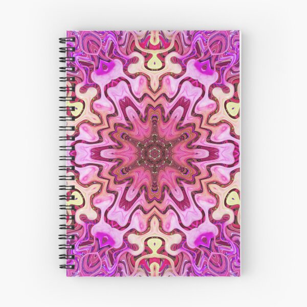 Item preview, Boho Vibes Abstract Kaleidoscope Maximalism Hippie Style Eclectic Mix of Pink Lilac Cream 3 of 16 designed and sold by Beachy.