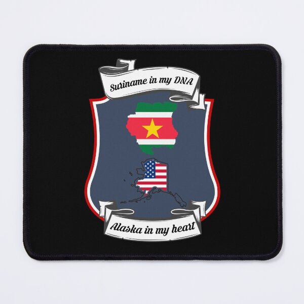 Item preview, Suriname in my DNA, Alaska in my heart Heritage designed and sold by Tony ⭐⭐⭐⭐⭐.