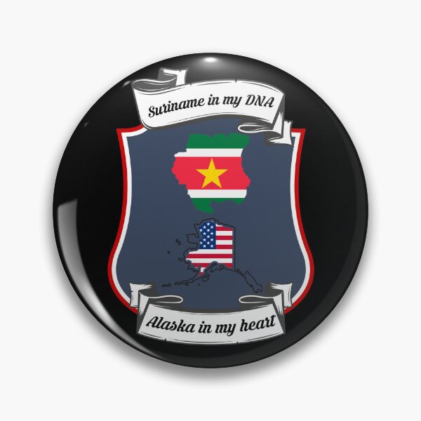 Item preview, Suriname in my DNA, Alaska in my heart Heritage designed and sold by Tony ⭐⭐⭐⭐⭐.