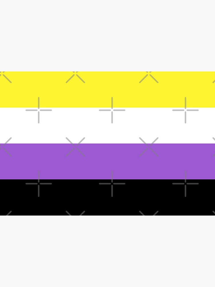 Non Binary Pride Flag Sticker For Sale By Rainbowwisteria Redbubble 0620