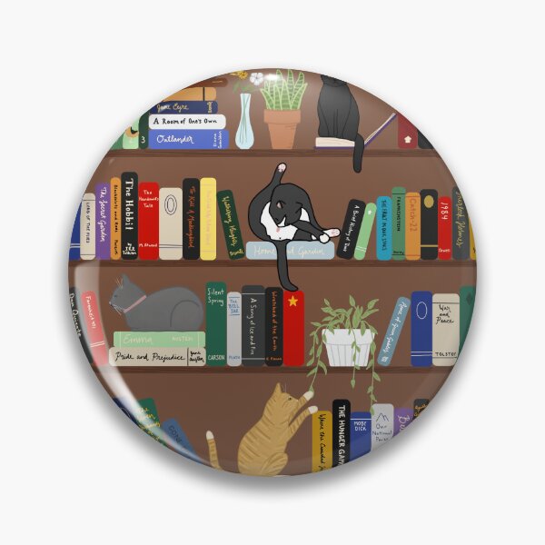 Item preview, Cat Library Pattern designed and sold by BluebellPainter.