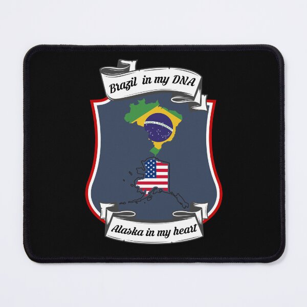 Item preview, Brazil in my DNA, Alaska in my heart Heritage designed and sold by Tony ⭐⭐⭐⭐⭐.