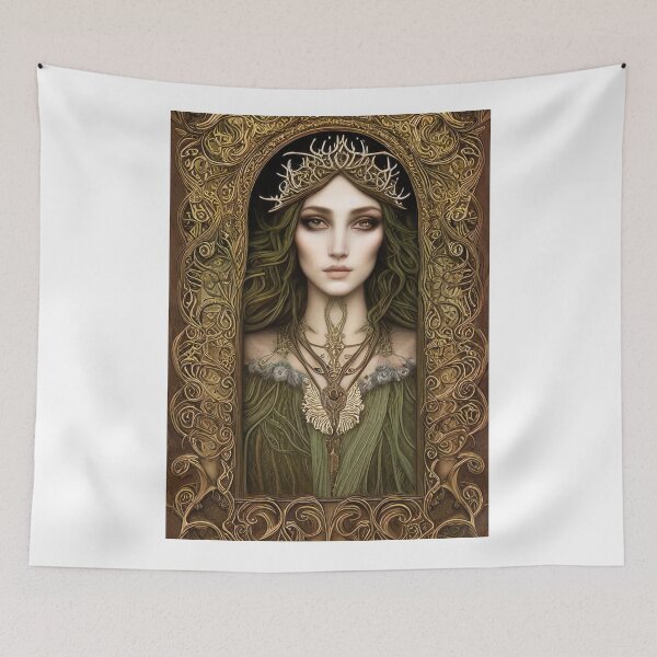 Item preview, Queen in the Green designed and sold by CherryBlack.