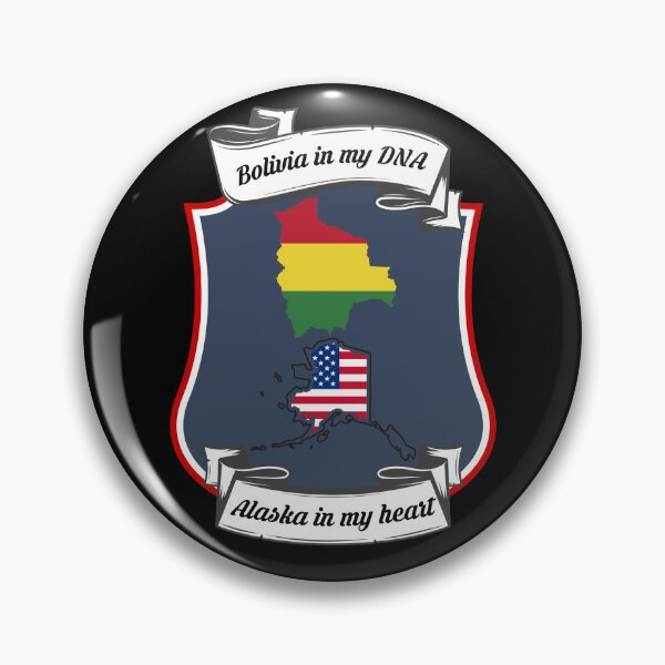 Item preview, Bolivia in my DNA, Alaska in my heart Heritage designed and sold by Tony ⭐⭐⭐⭐⭐.