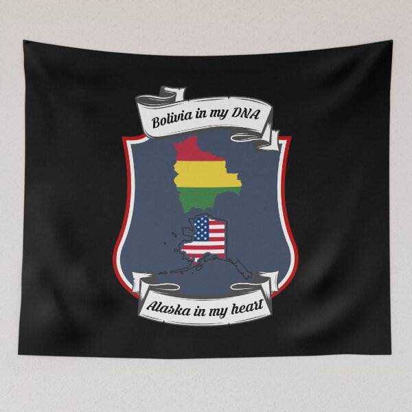 Item preview, Bolivia in my DNA, Alaska in my heart Heritage designed and sold by Tony ⭐⭐⭐⭐⭐.