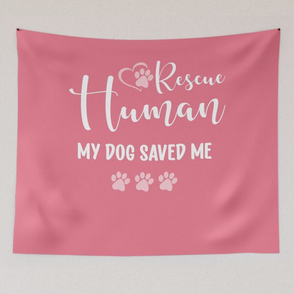 Item preview, Cute Rescue Dog Design for Humans Adopted By a Dog designed and sold by OliviaGbyKyro.