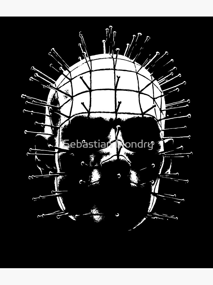 "Pinhead" Sticker for Sale by sebastianmondry Redbubble