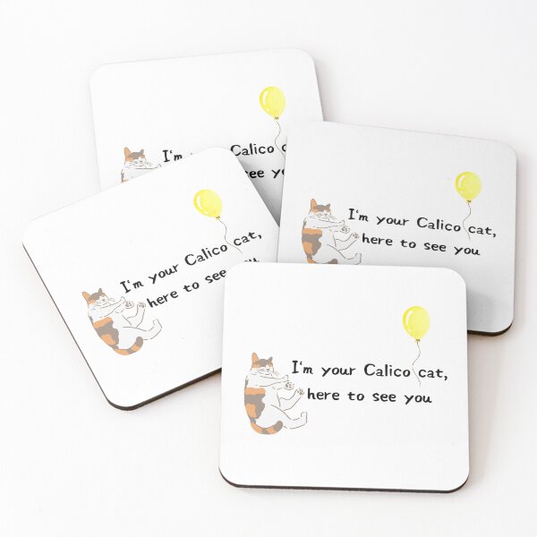 Item preview, BTS Serendipity "I'm your Calico Cat here to see you" designed and sold by EnpitsuGoma .